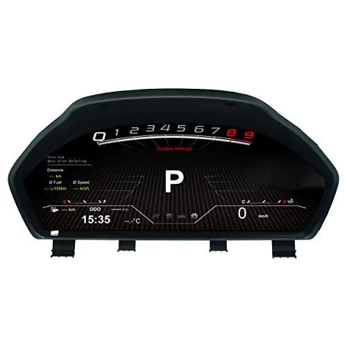 TAFFIO® Digital Tacho für BMW F30 F31 F32 F33 F34 F36 F80 F82 - Autoradios - Einfacher Plug-and-Play Einbau für Ihren BMW. 12,3 Zoll HD-Bildschirm mit 100 % Originalanzeigen und 3 auswählbaren Themes.