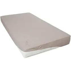 Spannbettlaken TEDDY graubraun von Hahn