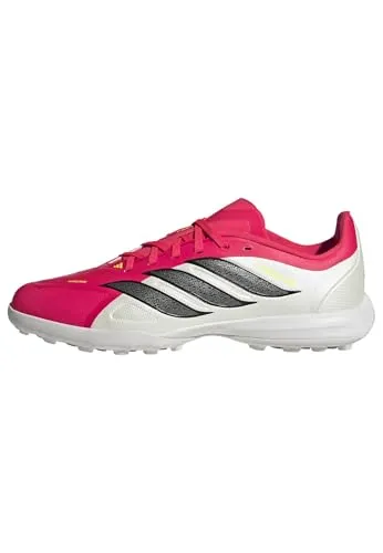 adidas Unisex Kinder Predator League Turf Fußballschuhe, Lucid Red/Core Black/FTWR White, Größe 34 EU - Hochwertige Fußballschuhe für Kinder, ideal für den Einsatz auf Kunstrasen. Bieten optimalen Halt und Komfort beim Spielen.
