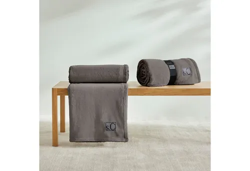 s.Oliver Kuschelsoft Decke 150x200 cm in braun von s.Oliver