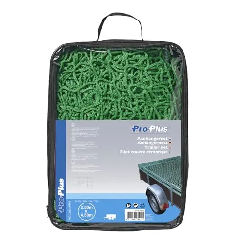 ProPlus Anhängernetz 2,5 x 4,5 m - Anhängerplanen & Anhängernetze, UV-stabilisiert und aus robustem Polypropylen für optimale Ladungssicherung und Schutz.