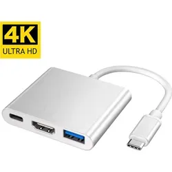 3IN1 USB C Hub Adapter