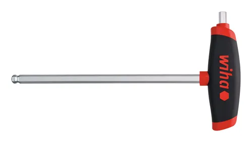 Wiha T-Griff-Schraubendreher mit Seitenabtrieb 8 x 200 mm Kugelkopf - 45458