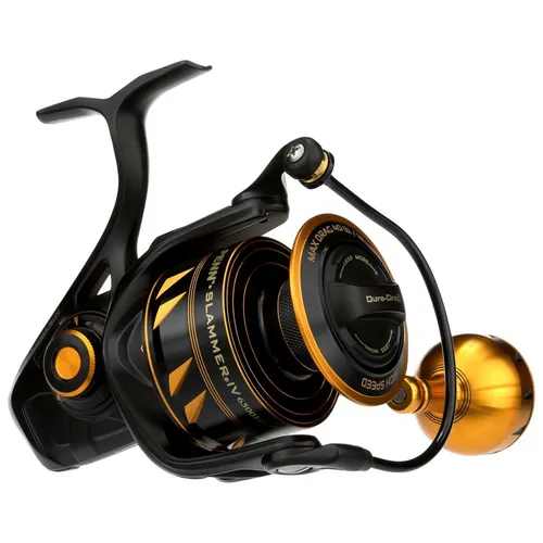 Penn SLAIV6500HS SLAMMER IV 6500HS SP REEL BX - Angelrollen mit überarbeitetem Bremssystem und IPX6 versiegeltem Gehäuse – für maximale Kraft und Zuverlässigkeit beim Angeln.