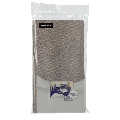 Tischdecke Vlies soft selection 120 cm x 180 cm grau - Wasserresistente Tischdecke aus Vliesstoff mit PE-Beschichtung, ideal für den Außenbereich. Strapazierfähig und abwaschbar, perfekt für jede Gelegenheit!
