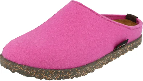 Haflinger Damen Pantoffel Manhattan Clog in Rosa