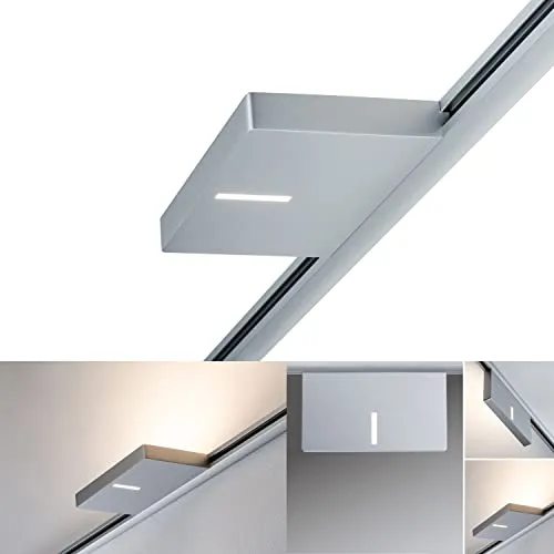 Mili Leuchten Deckenleuchten 4er Set - Paulmann URail Spot Uplight 16W - Lampen - 4er Set Paulmann URail Spot Uplight 16W in Chrom matt, ideal für Wand- und Deckenanwendung. Indirektes Licht für gemütliche Akzente und bis zu 80% Energieeinsparung dank LED-Technik.