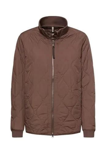 camel active Damen Steppjacke Braun - Moderne Steppjacke mit praktischen Taschen und reflektierenden Details. Ideal für stilvolle Looks bei jedem Wetter. Regular Fit, perfekt für den Alltag.