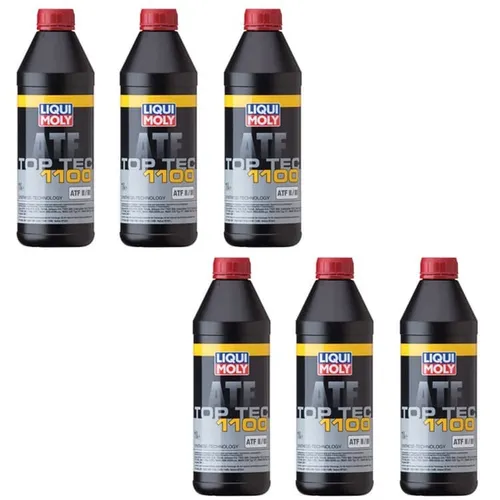 6x 1 Liter Liqui Moly 3651 Automatikgetriebeöl  Top Tec ATF 1100 MAN