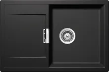 Schock Mono D-100-FB Granitspüle mit Ablauffernbedienung - Sanitäranlagen & Zubehör – Hochwertige Cristadur-Oberfläche, bruchfest und pflegeleicht, ideal für moderne Küchen.