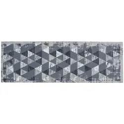Astra Rutschfester Teppich Wohnzimmer - Miabella Fußmatte innen 50x150cm - Läufer für Wohnzimmer und Flur, rutschfest und waschbar bei 30°, ideal für ein angenehmes Wohnambiente und hohe Strapazierfähigkeit