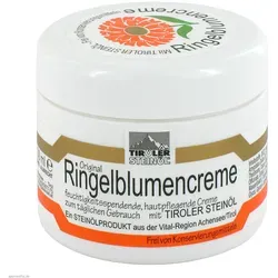TIROLER STEINÖL Ringelblumencreme 100 ml - Hochwertige Ringelblumencreme für intensive Pflege, ideal für trockene und beanspruchte Haut, mit geprüfter Qualität.