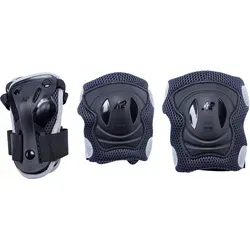 K2 Skates Unisex Inline Skates K2 Performance PAD Set Slim - Arm- & Handgelenkschoner für Skateboarder, inklusive robustem Schutzset mit atmungsaktiven Mesh-Polstern und reflektierenden Aufnähten für bessere Sichtbarkeit.