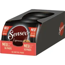 SENSEO Espresso Kaffee Pads 5er Pack - 5 x 16 Getränke