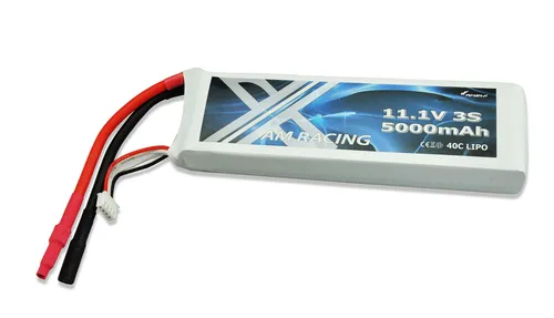 Amewi LiPo Akku 3S 11,1V 5000mAh 40C Softcase - Modellbau Akku mit 5000mAh und 40C für hohe Leistung in RC Fahrzeugen, ideal für lange Fahrzeiten und optimale Performance.