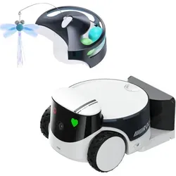 Enabot Smart Home Kamera Rola PetPal - Interaktiver Heimtierroboter für Haustiere - Überwachungskamera mit 2,5K HD-Qualität, 2-Wege-Audio und automatischen Patrouillen für optimale Sicherheit. Perfekt für Haustierbesitzer, die ihre Tiere jederzeit im Blick haben wollen.