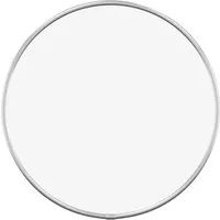 vidaXL Wandspiegel Silbern Ø 30 cm Rund - Eleganter Wandspiegel für vielseitige Anwendungen, langlebig und stabil durch Glas und PVC-Rahmen. Ideal für kleinere Räume und verleiht jedem Raum eine luxuriöse Note.
