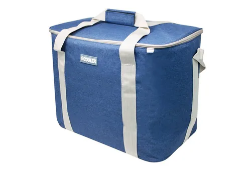 ToCi Kühltasche 36 Liter große Kühltasche Kühlbox Thermotasche Camping Navy-Blau