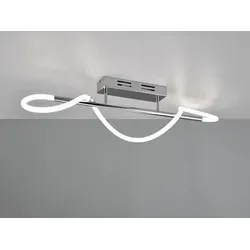 LED Deckenleuchte ARGOS R62361106 - Moderne Deckenleuchte in Chrom mit flexiblem LED Schlauch, dimmbar in 3 Stufen. Ideal für Wohnzimmer, Schlafzimmer oder Büro, sorgt für stilvolle Eleganz und perfekte Lichtverhältnisse.