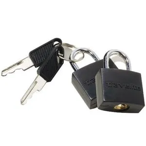 Travelite Kofferschloss Accessoires, 2 Stück mit Schlüssel - Kofferwaagen: Schlüsselschloss-Set für sicheres Reisen, verhindert ungewolltes Öffnen und erleichtert das Wiedererkennen Ihres Gepäcks.