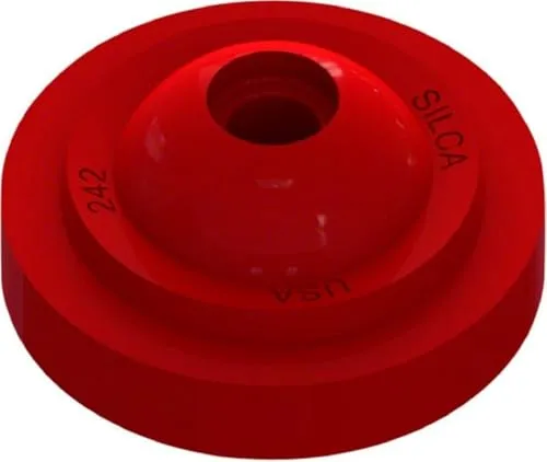 SILCA Elastomerdichtung Presta Chuck 242 | Passend für alle glockenförmigen Presta-Köpfe | Ersatz-Elastomerdichtungen | Dichtungsscheibe, Dichtungspumpe