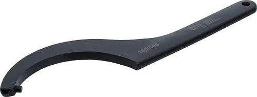 BGS Hakenschlüssel mit Zapfen 180 - 195 mm - Schraubenschlüssel aus robustem Chrom-Vanadium-Stahl, phosphatiert für optimalen Korrosionsschutz und Langlebigkeit – ideal für professionelle Anwendungen.