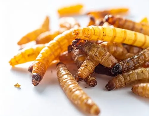 1 kg Getrocknete Mehlwürmer – Proteinreiches Naturfutter für Vögel, Fische, Reptilien und Kleintiere