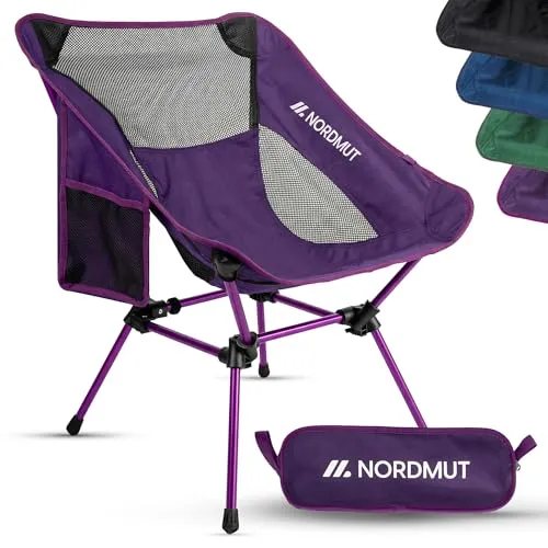 Nordmut Campingstuhl Allakas – ultraleicht & klappbar, 1,1 kg
