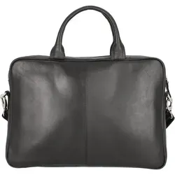 Dermata Aktentasche aus Leder - Zeitloses Design - Aktentasche aus robustem Leder mit großem Hauptfach und Laptopfach, ideal für Büro und Alltag. Hochwertige Verarbeitung und praktische Fächer für optimale Übersicht.