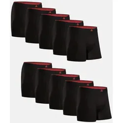 DANISH ENDURANCE Boxershorts Herren Viskose schwarz, XXXL - Herrenunterhosen aus hochwertiger Viskose für optimalen Komfort und verbesserte Ausdauer, perfekt für Sport und Freizeit.