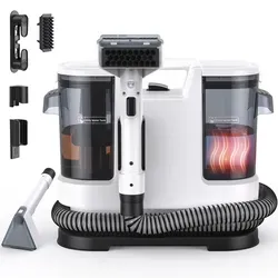 Lubluelu V8 Teppichreiniger – 15.000 Pa Saugkraft, 1400 W Heißwasserreinigung