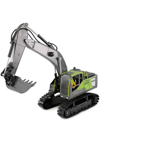 AMEWI G071E Kettenbagger 1:18 RTR - Realistisches Modell mit Metall-Schaufel, ideal für Baustellenabenteuer und Outdoor-Spaß