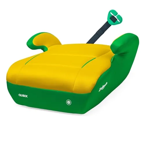 Daliya® Kindersitzerhöhung QUBIX I-Size - Kindersitzerhöhung für sichere Autofahrten, geeignet für Kinder von 6 bis 12 Jahren (125-150 cm), mit ergonomischer, waschbarem Bezug und Gurtfix für optimalen Halt.
