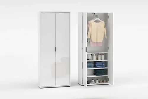 Home affaire Mehrzweckschrank JOLLY, Stauraumschrank, Breite 72,5 cm, Höhe 178 cm (1-St) 2 Türen, 4 Einlegeböden,1 Auszugsstange