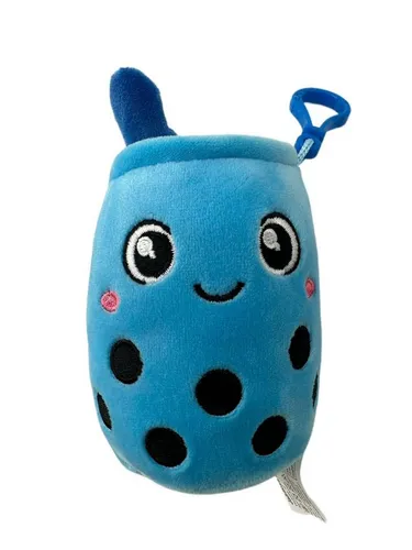 soma Kuscheltier bubble tea kuscheltiere bubble tea plüschtier blau11 cm (1-St), Super weicher Plüsch Stofftier Kuscheltier für Kinder zum spielen