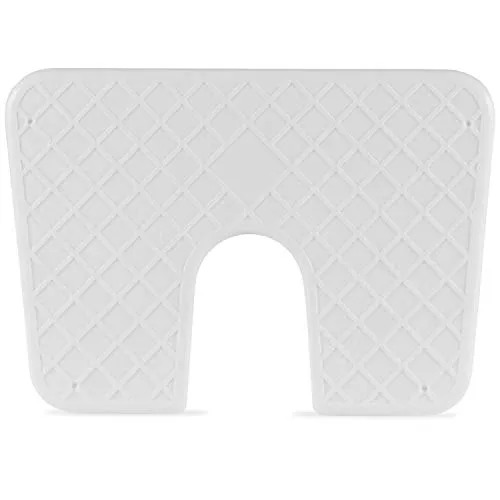 wellenshop Heckschutzplatte für Außenborder - 320 x 220 mm - Kaischutz für Boote: Schützen Sie den Heckspiegel Ihres Außenborders mit unserer robusten Kunststoffplatte in wählbaren Farben (Schwarz, Weiß, Grau). Ideal für langlebigen Schutz!