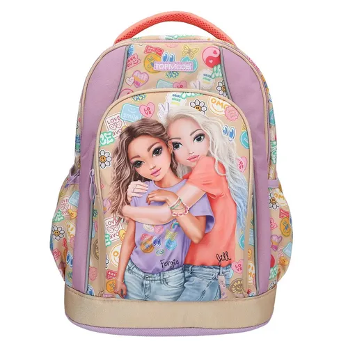 Depesche Schulrucksack TOPModel GIRL POWER in beige von TopModel