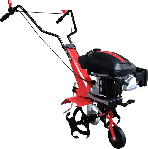 Gartenfräse GF 384 - Leichte Gartenfräse mit 4-Takt Power-Engine Motor, effektive Bodenbearbeitung dank spezieller Hackmesserform und breitem Handgriff für einfaches Handling