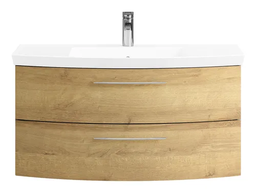 Badmöbel-Set Cassca Sprint 2-teilig Eiche riviera von Pelipal