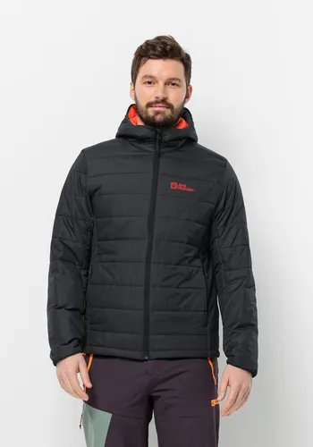 Funktionsjacke JACK WOLFSKIN LAPAWA INS HOODY M - Herren Funktionsjacke aus 100% recyceltem Material, leicht und warm mit PRIMALOFT® Isolierung, ideal für Outdoor-Aktivitäten und als Teil des 3in1-Systems.