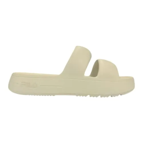 Fila Sandale Superbubble Slide hellgrau Damen, Größe: 40 in beige von FILA