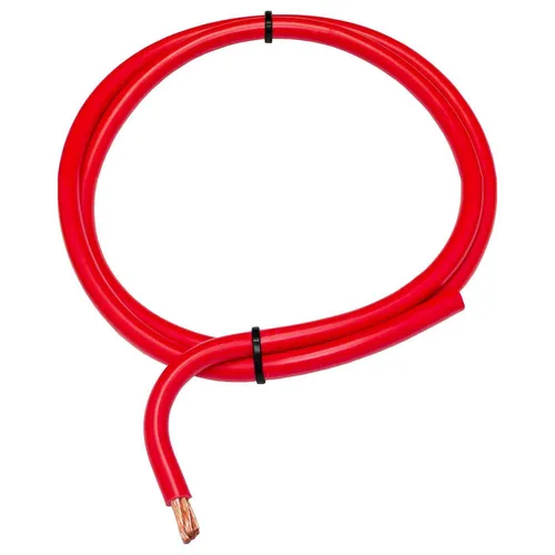 10m FLY Fahrzeugleitung Rot 16mm² rund Kabel Litze KFZ Stromkabel