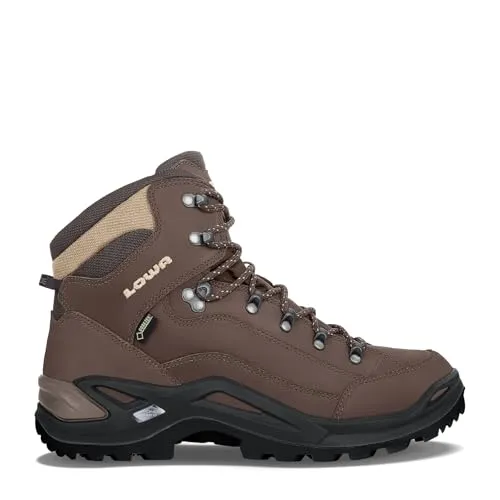 Lowa Renegade Mid GTX Wanderschuhe - Wasserdicht und Komfortabel - Wanderschuhe aus Nubukleder, ideal für aktive Abenteuer und den Alltag, mit stabiler Konstruktion für besten Halt und Gehkomfort.