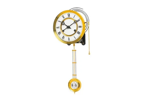 Hermle Wanduhr Federzugwerk Hermle, 14-Tage, Pendellänge 30,5 cm, mit Tonfederschlag