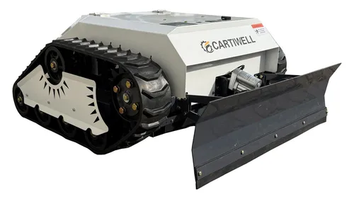 Ferngesteuerter Elektro Rasenmäher CW-500E Böschungsmäher Mähraupe Schneepflug