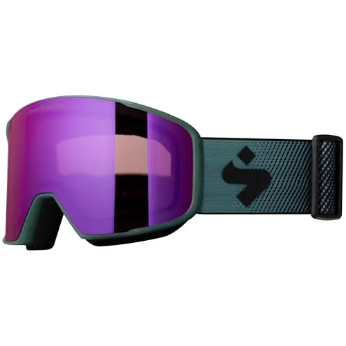 Sweet Protection Boondock RIG Reflect Skibrille - Türkis, One Size - Sportbrille mit RIG-Technologie für optimale Sicht und Kontrast, ideal für Skifahrer und Snowboarder.
