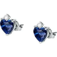 Morellato Damenohrringe aus Silber – Herz mit Zirkonen in braun von Morellato