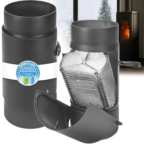 Feinstaubfilter mit Katalysator Ø150 mm schwarz lackiert