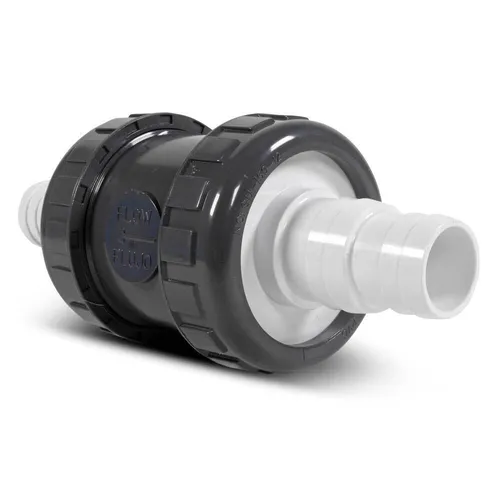 Rückschlagventil 32/38mm Schlauch PVC für Pool Teich Sandfilter Stahlwandbecken