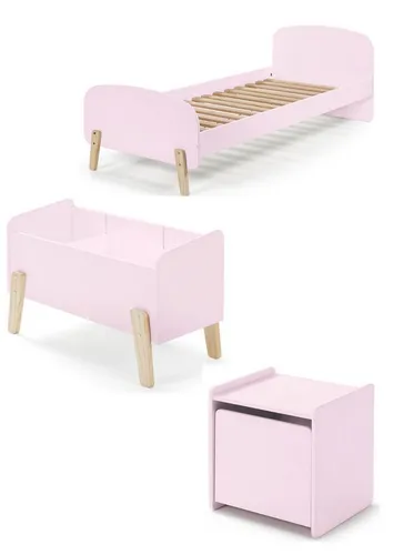 aufm Kessel Jugendzimmer-Set Karilynn 3-teilig in Rosa